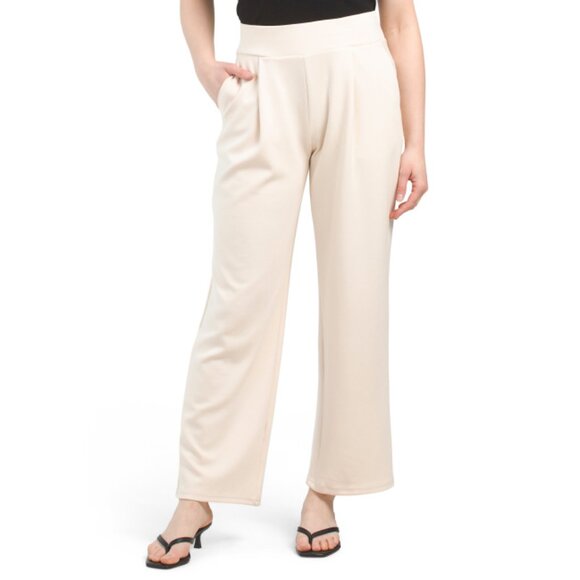 AEROSOLES Beige Wide Leg Pants - Picture 1 of 2